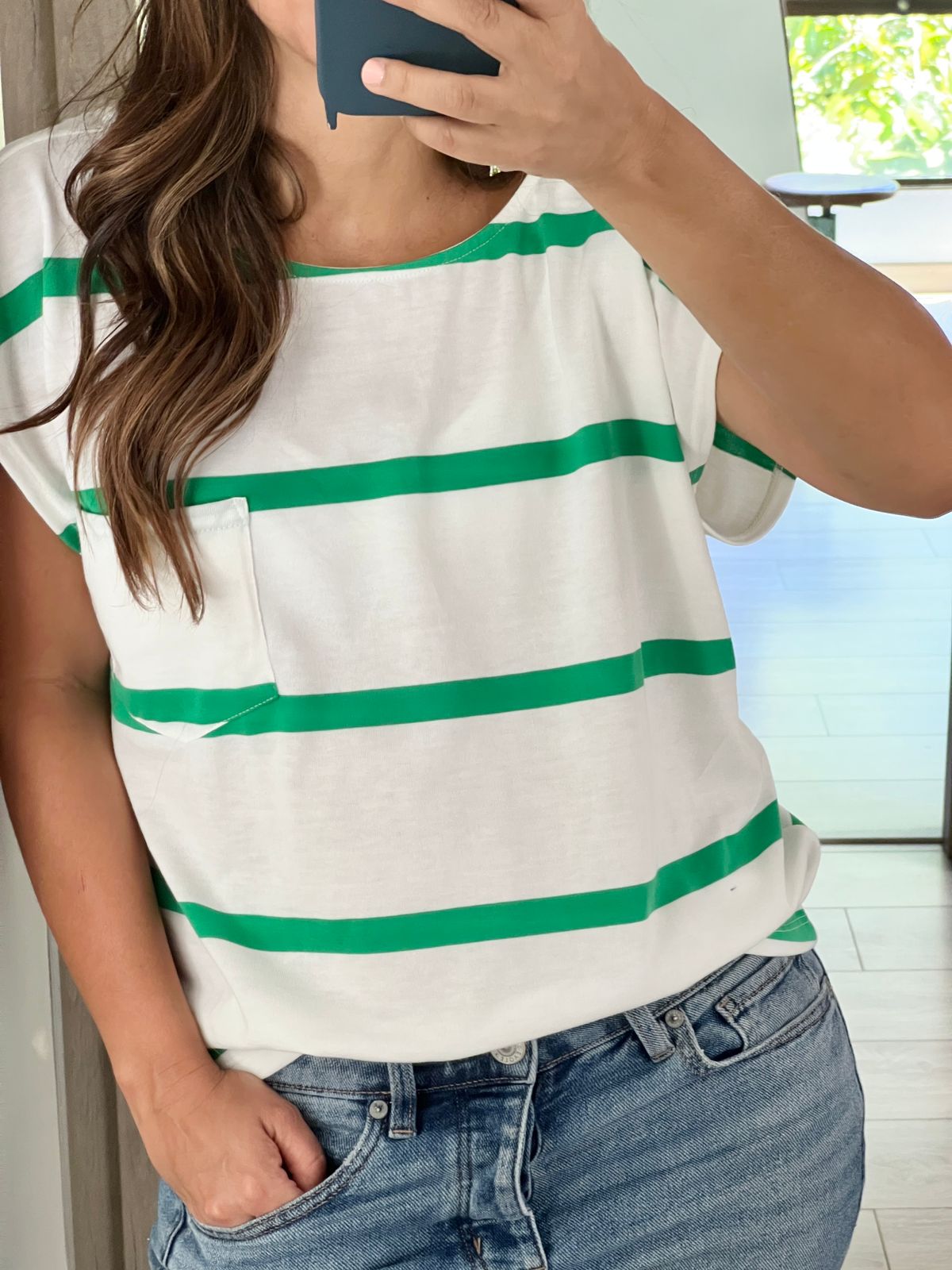 Green striped T-Shirt