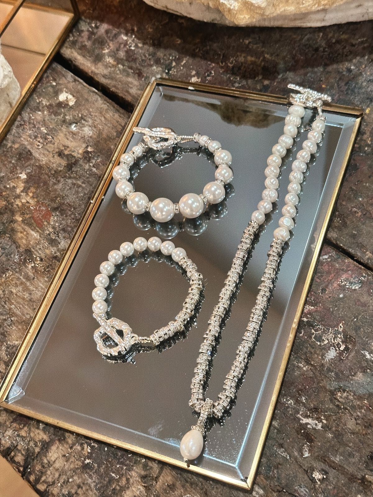 Pearl Crystal Bracelet